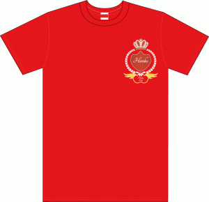 ご注文還暦Tシャツイメージ画像：還暦ハッピークラウン前面