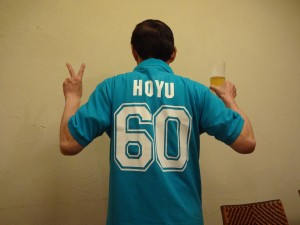 お客様着用写真_チームおじいちゃん BORN ON ドライポロシャツ