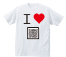 アイラブ アイラブQR ライトTシャツ