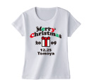 クリスマス クリスマスプレゼント レディースTシャツ