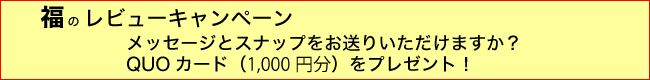 企画バナー：レビューキャンペーン